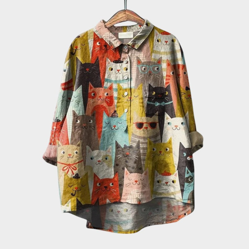 Astrid | Blusa Premium con Detalles de Encaje