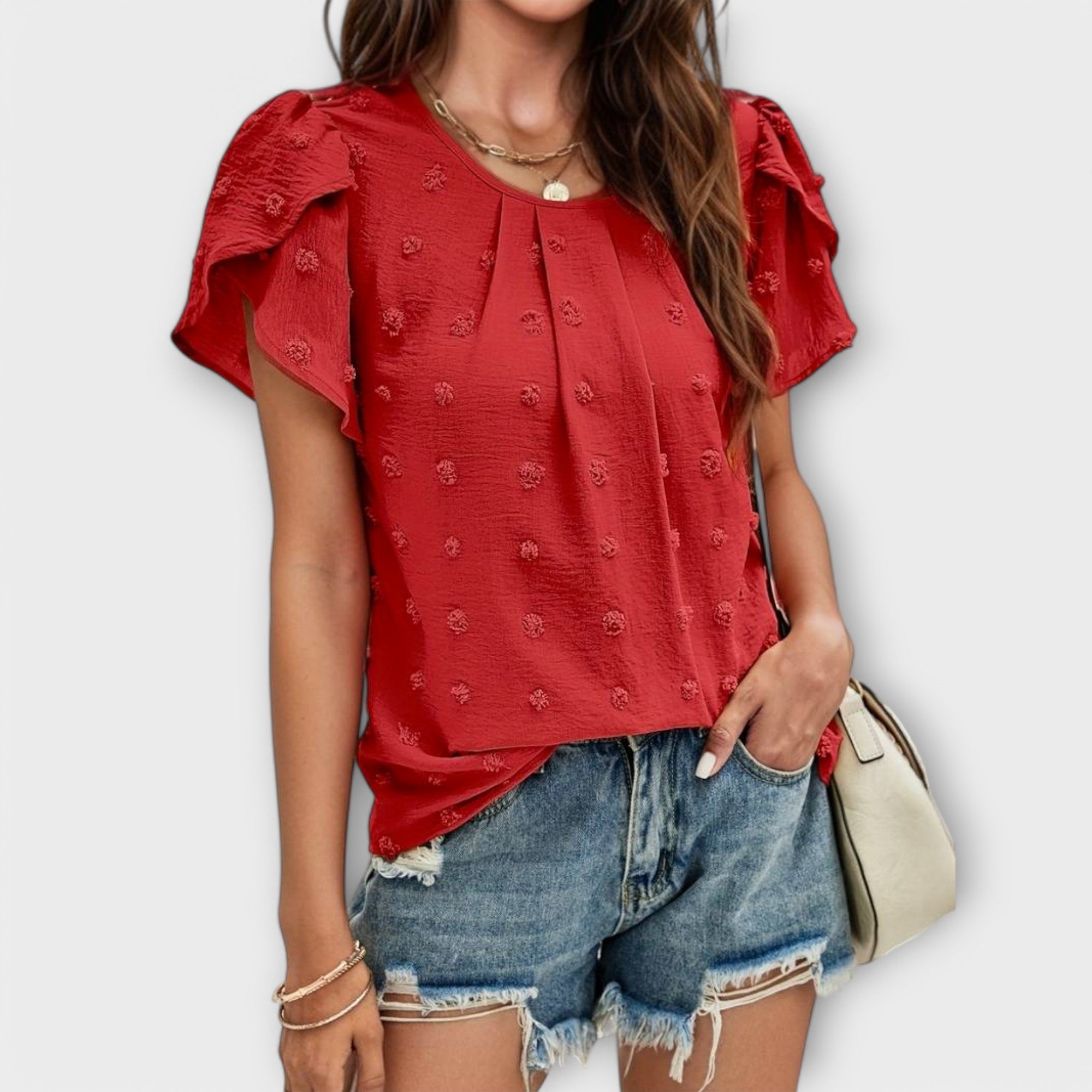Charlotte - blusa de puntos
