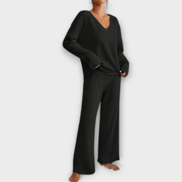 Ensemble de Lounge Rayé