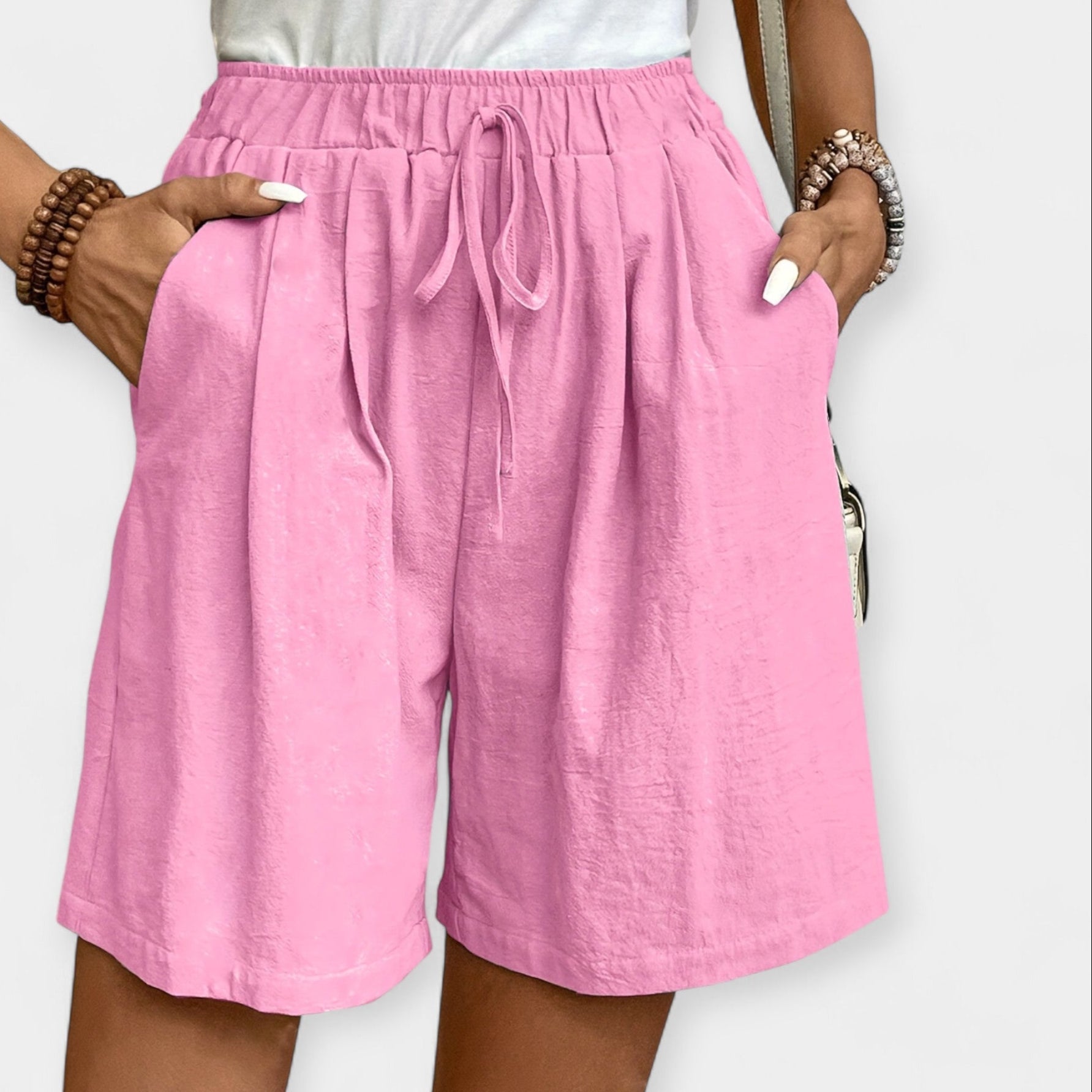 Pantalon Léger avec Brillance Subtile
