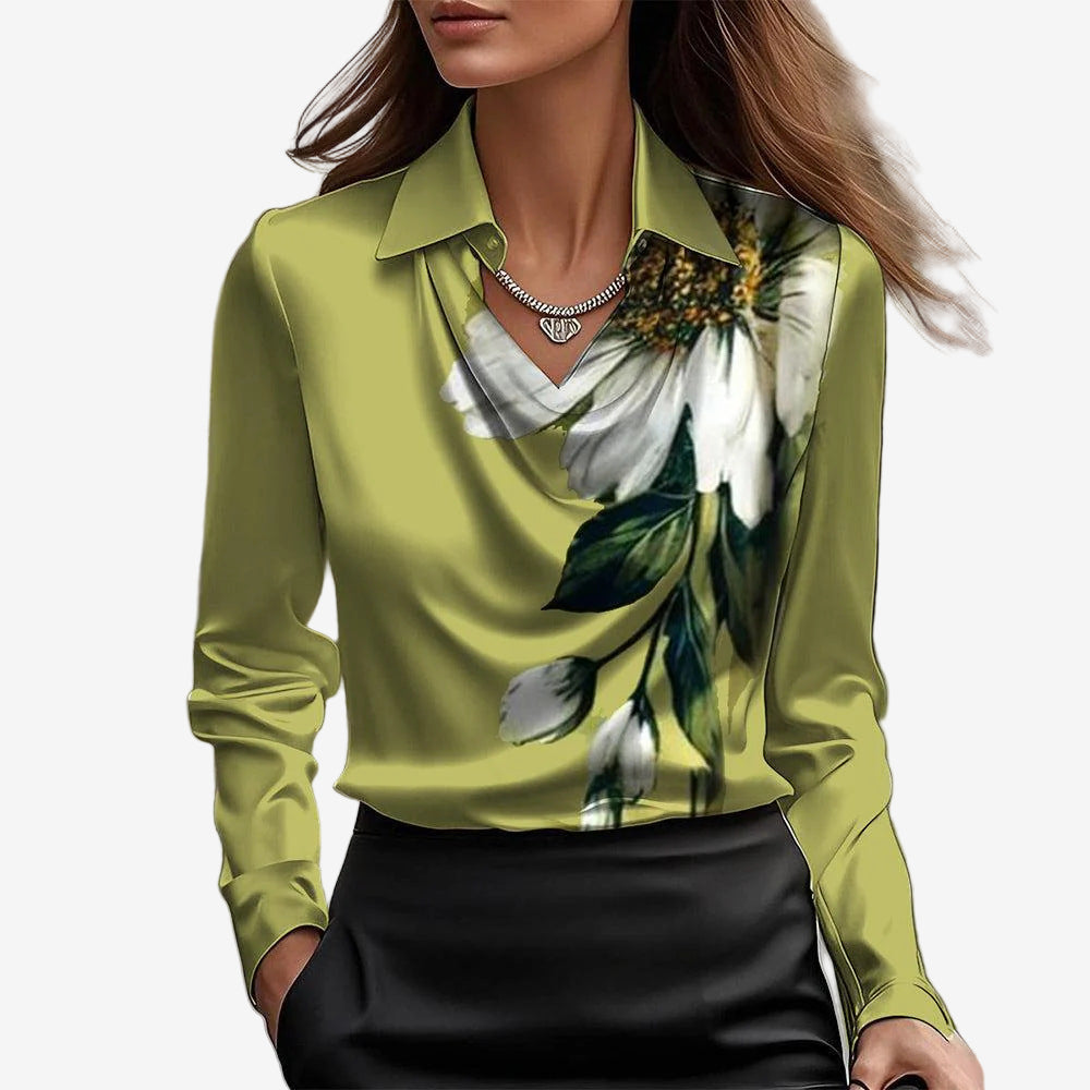 Blouse Elira™ à Col Montant
