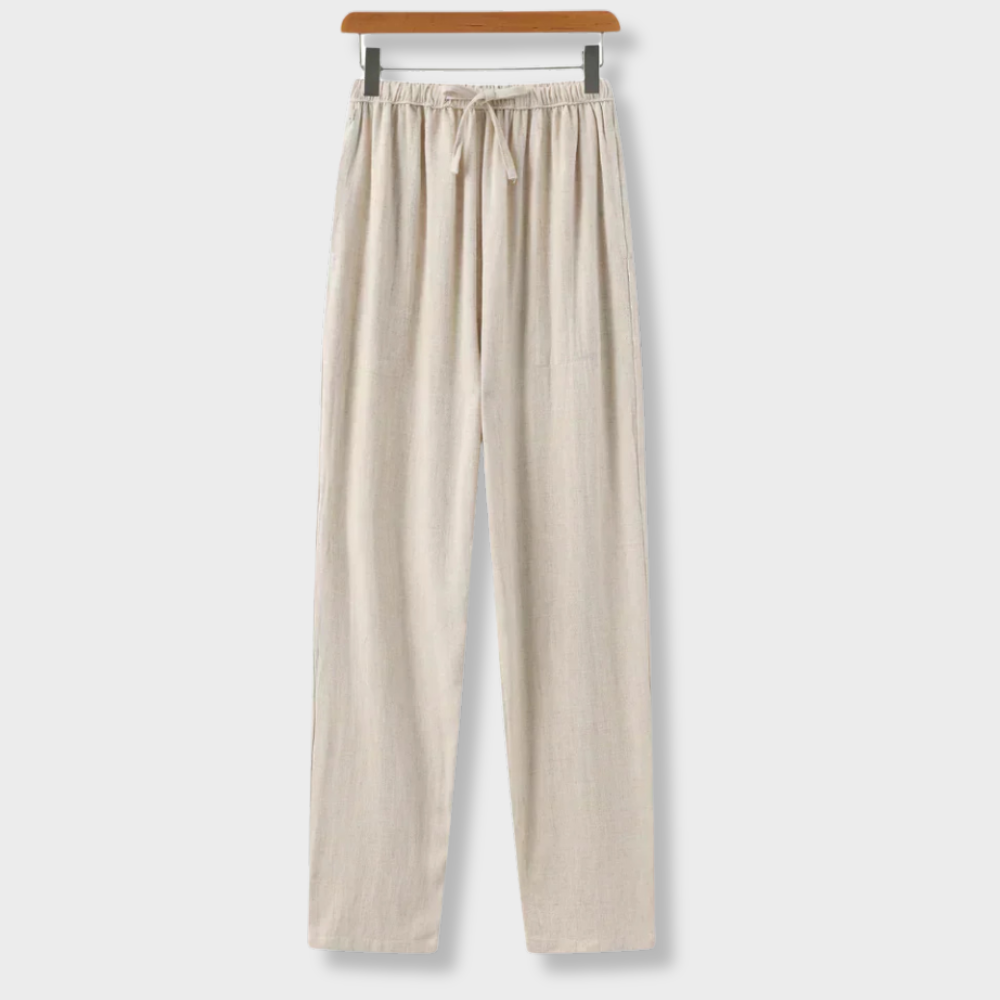 Pantalon en Lin Slim