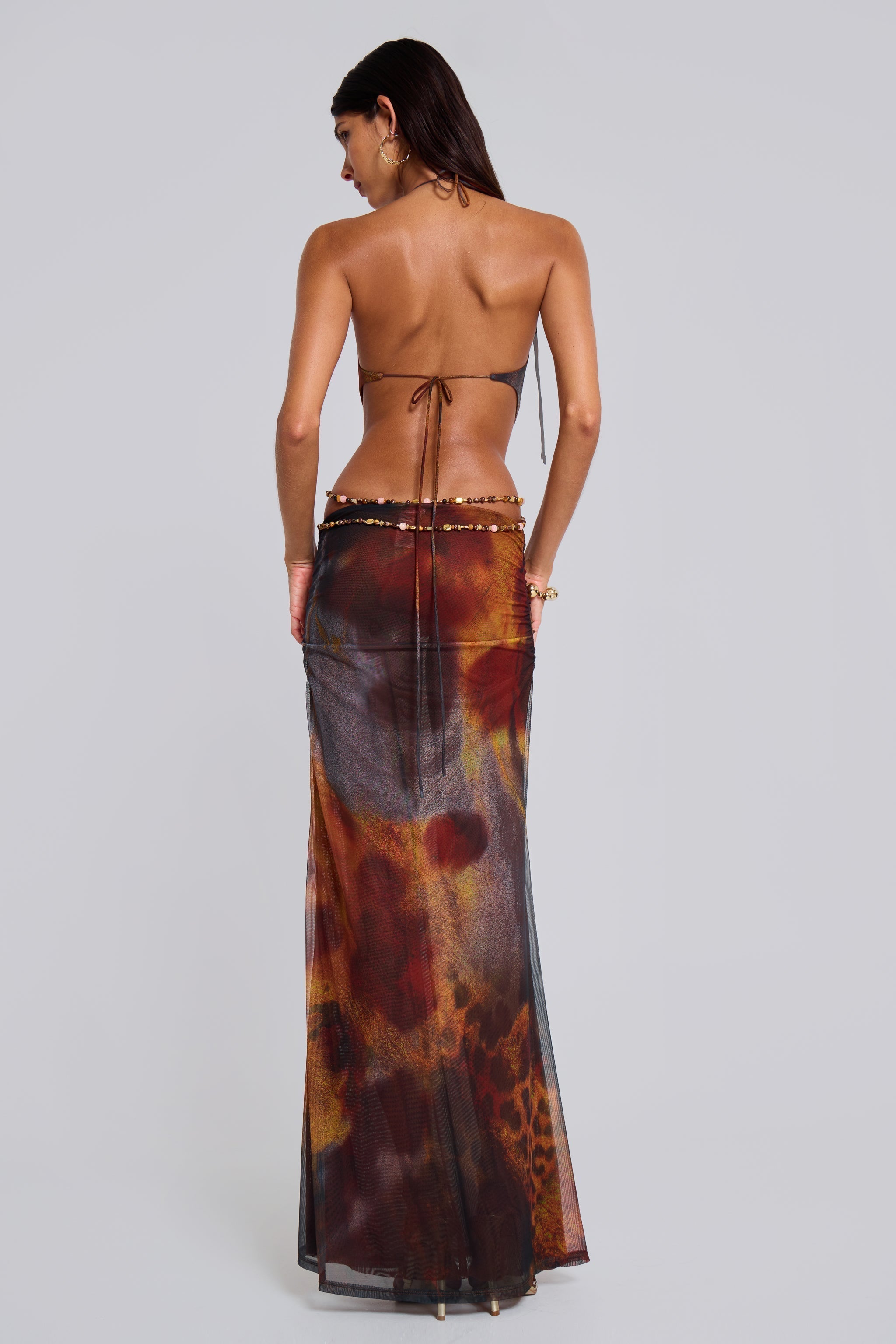 Robe Maxi Jungle Whiskey
