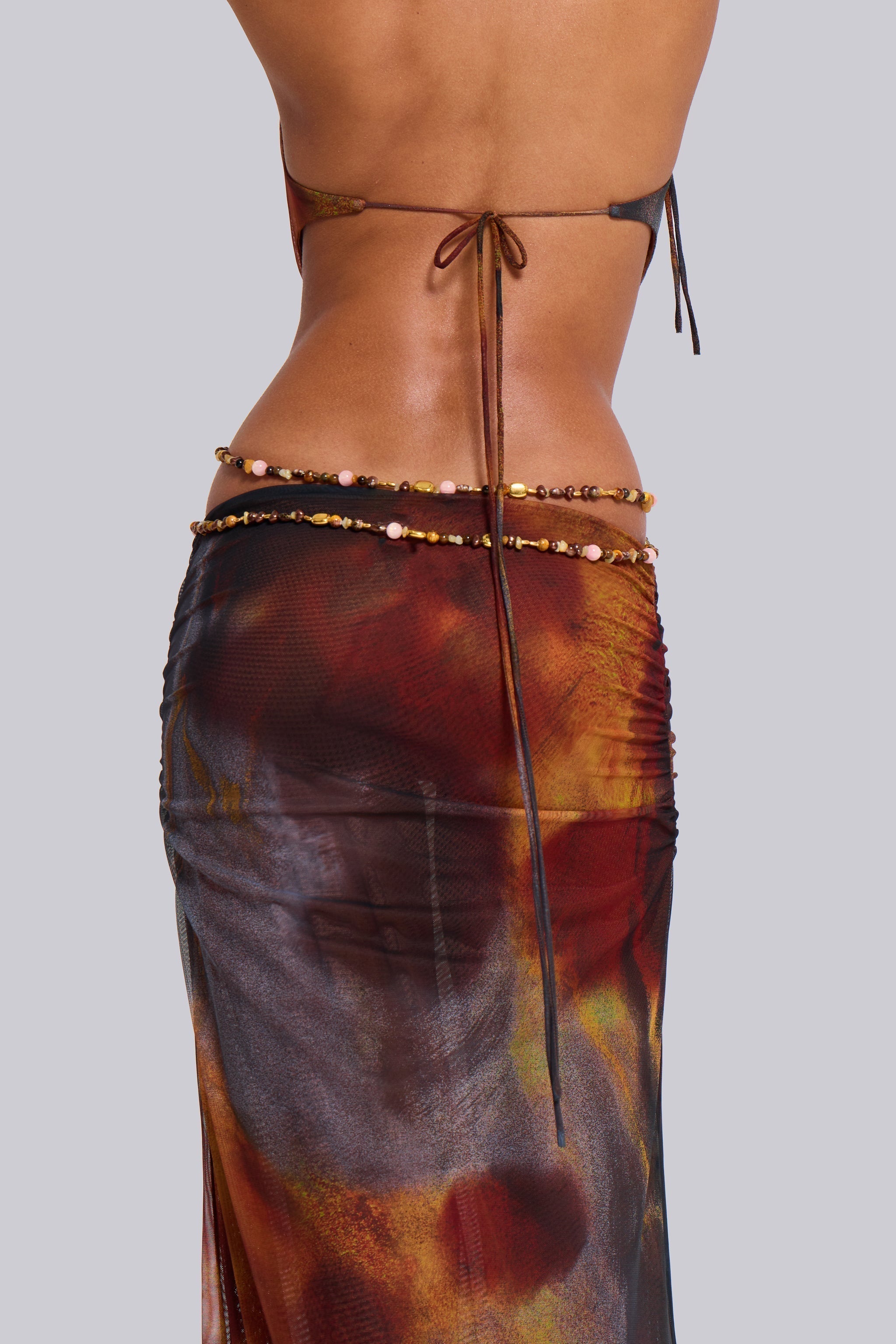 Robe Maxi Jungle Whiskey