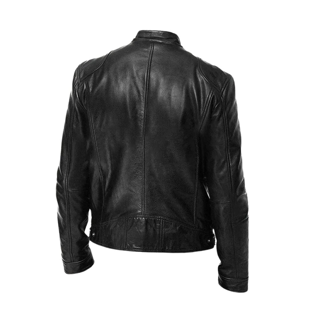 Veste en cuir décontractée : 1 achetée, 1 offerte