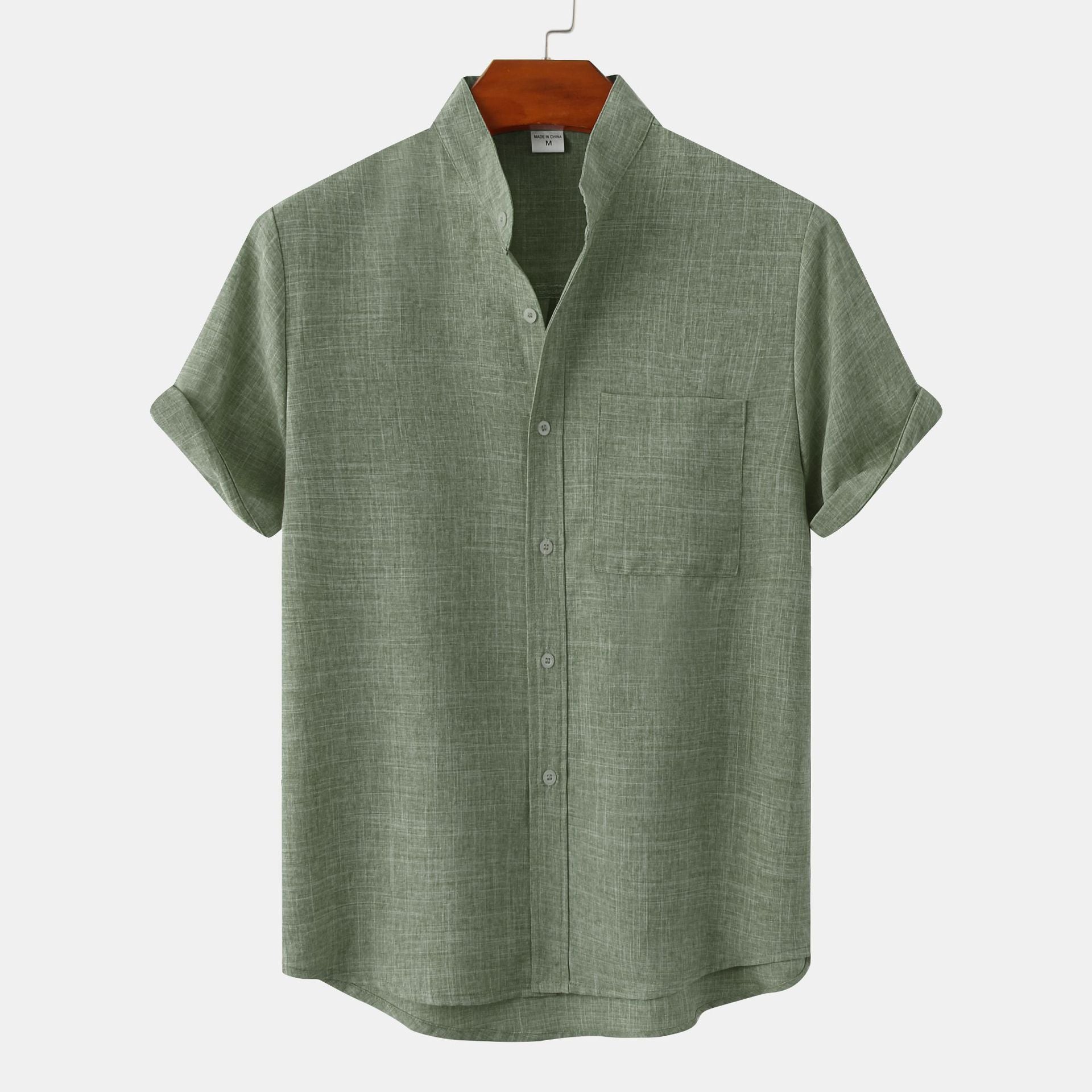 Chemise en Coton Doux avec Boutons