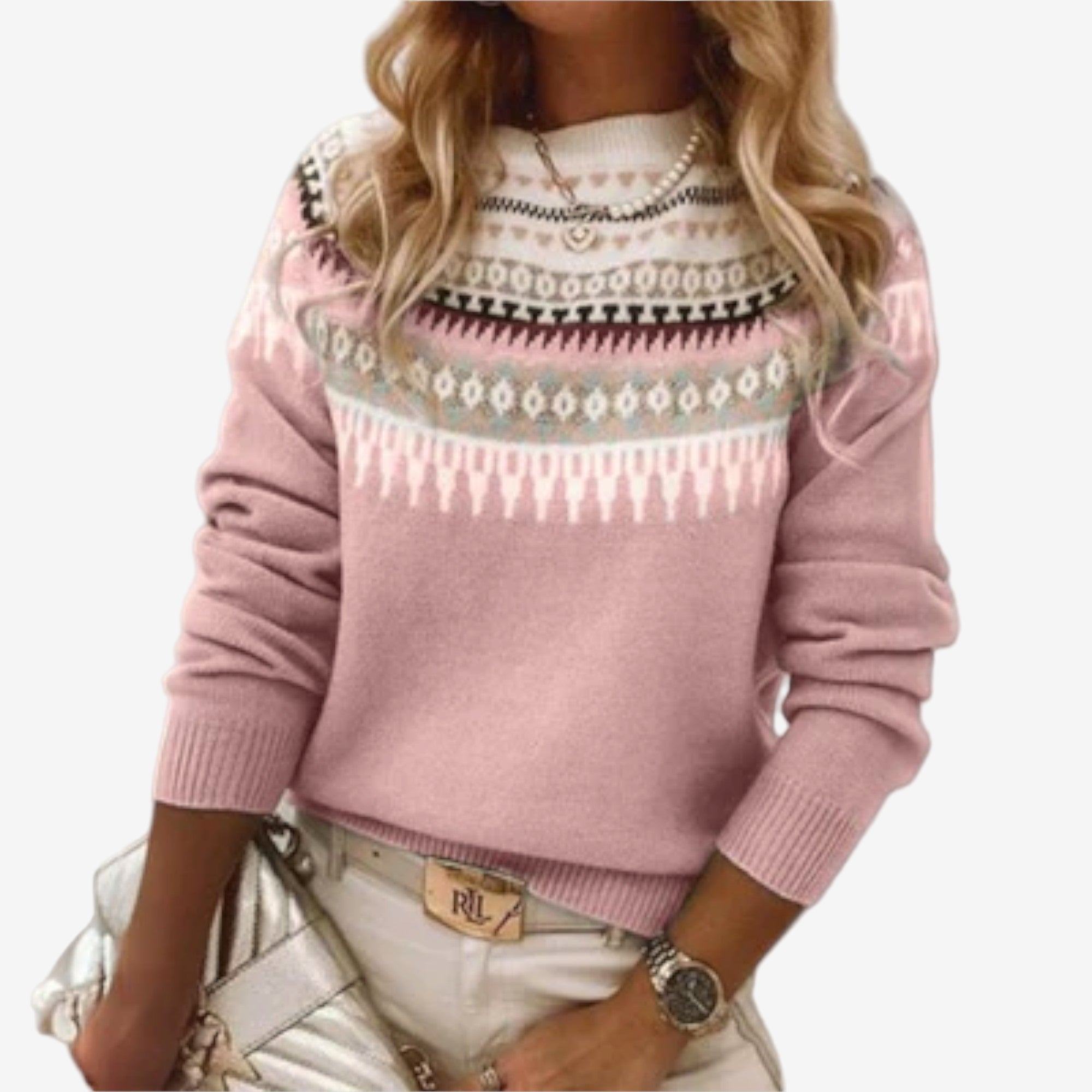 Lina™ Pull Élégant en Tricot