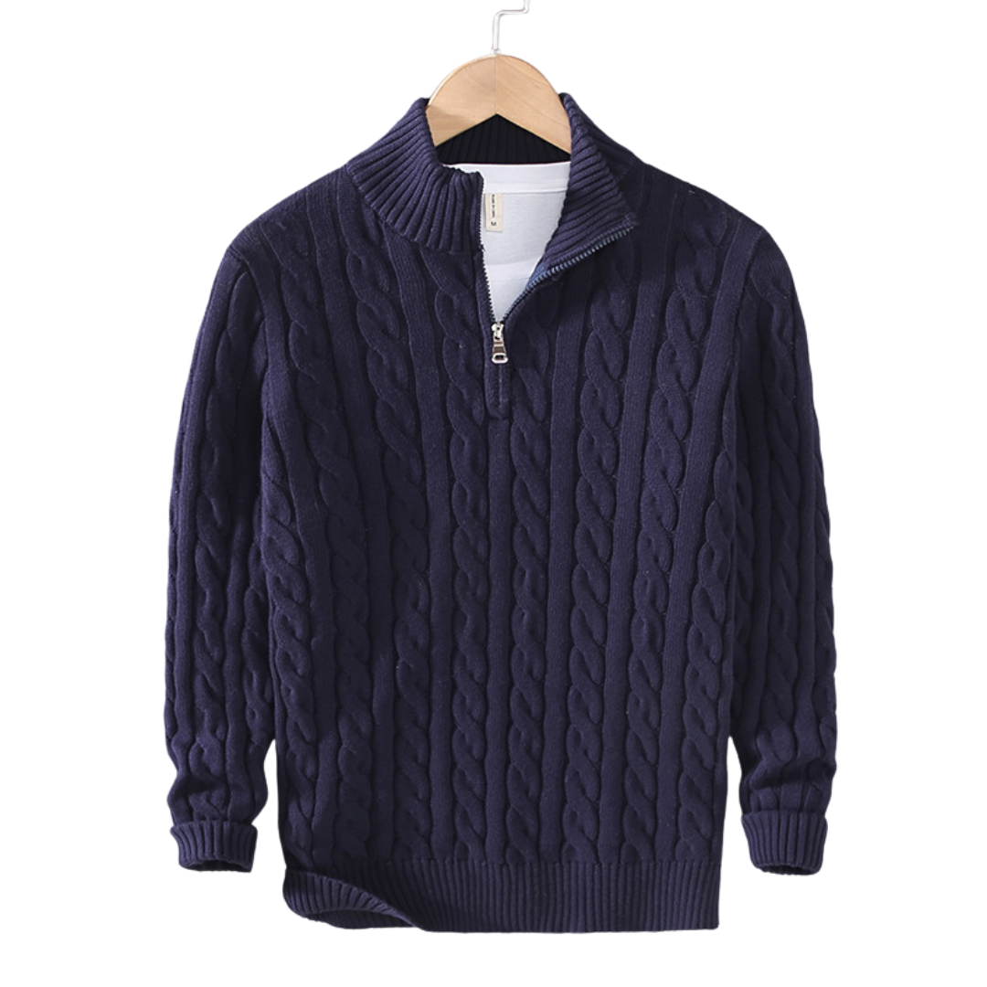 Lenoir™ | Sweat à capuche avec demi-fermeture éclair