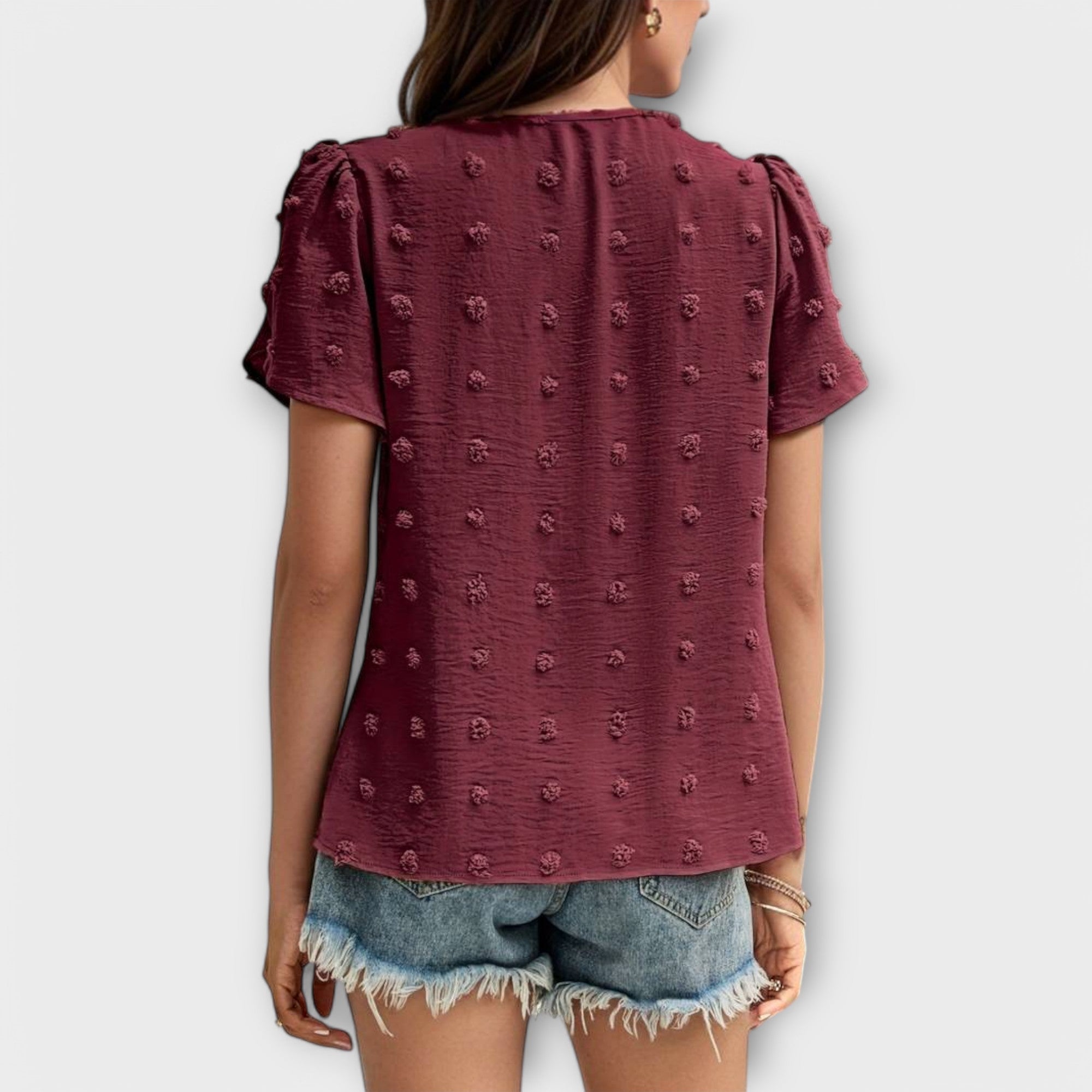 Charlotte - blusa de puntos