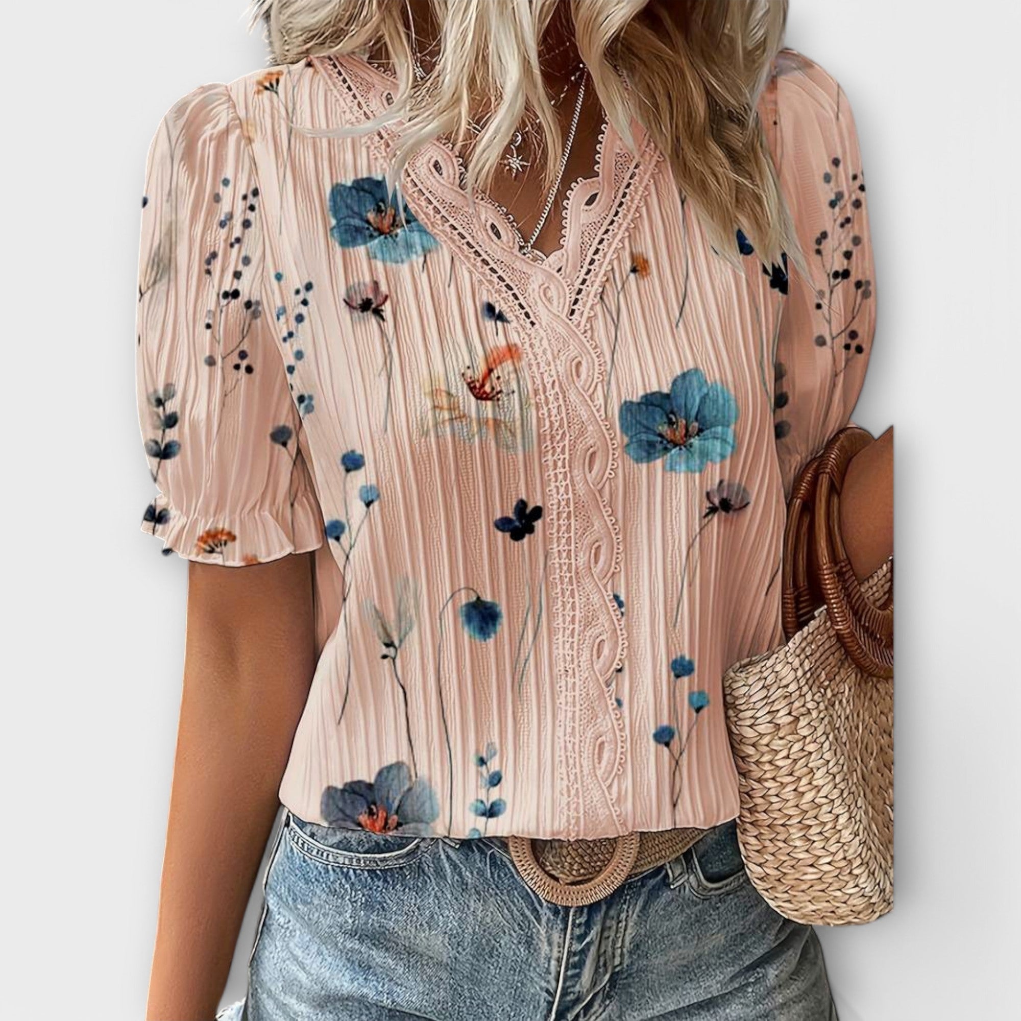 Emily - Elegante Blusa de V-hals