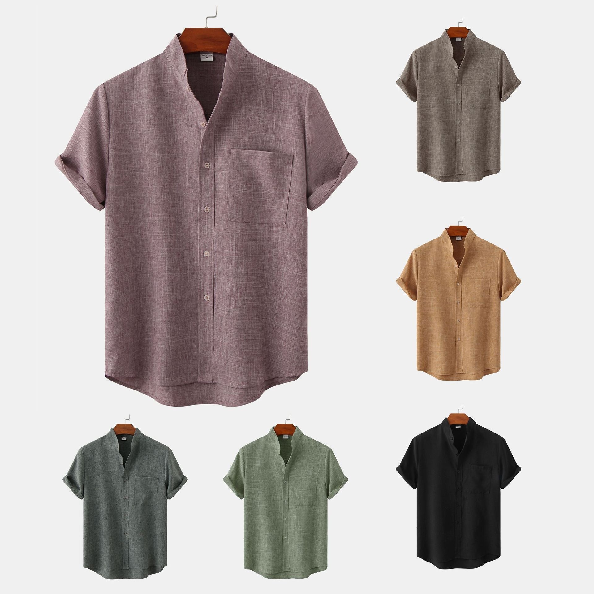 Chemise en Coton Doux avec Boutons