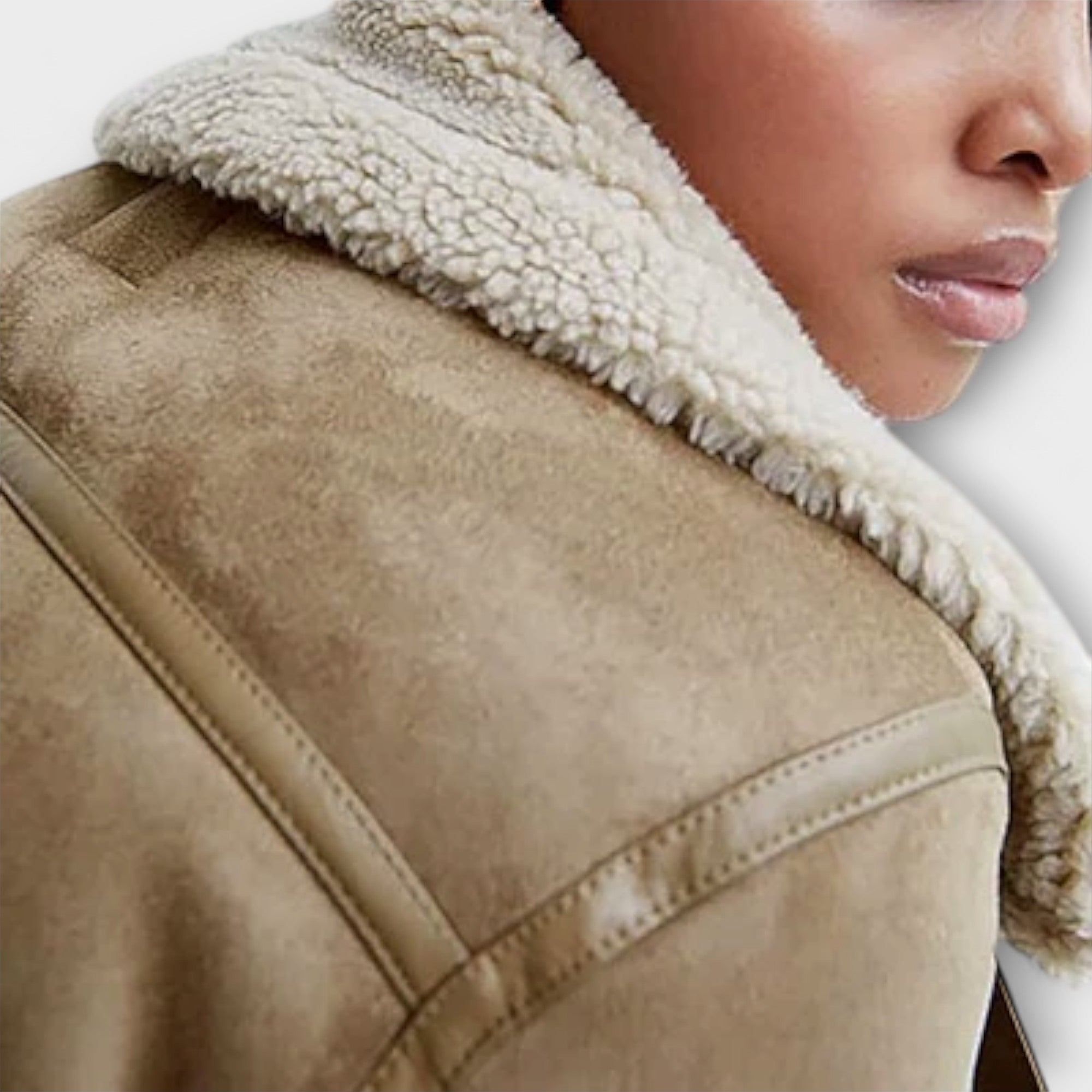 Veste Pilote Aurora en Shearling