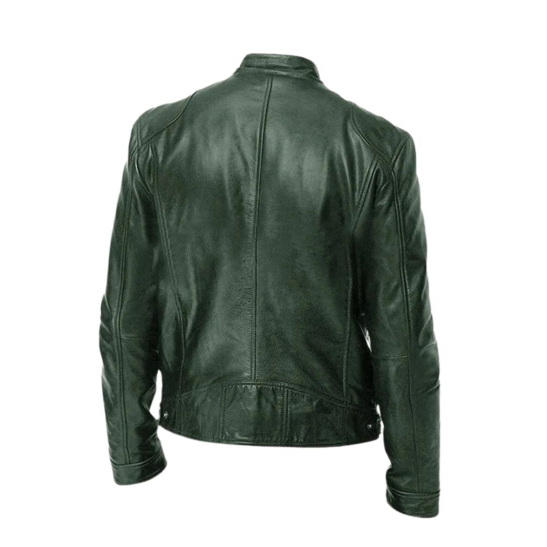 Veste en cuir décontractée : 1 achetée, 1 offerte