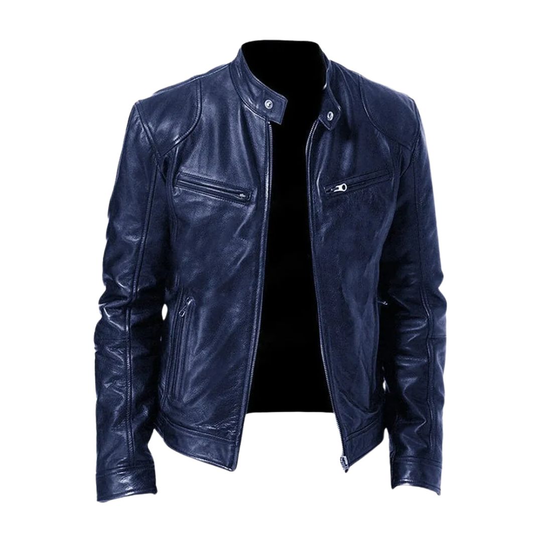 Veste en cuir décontractée : 1 achetée, 1 offerte