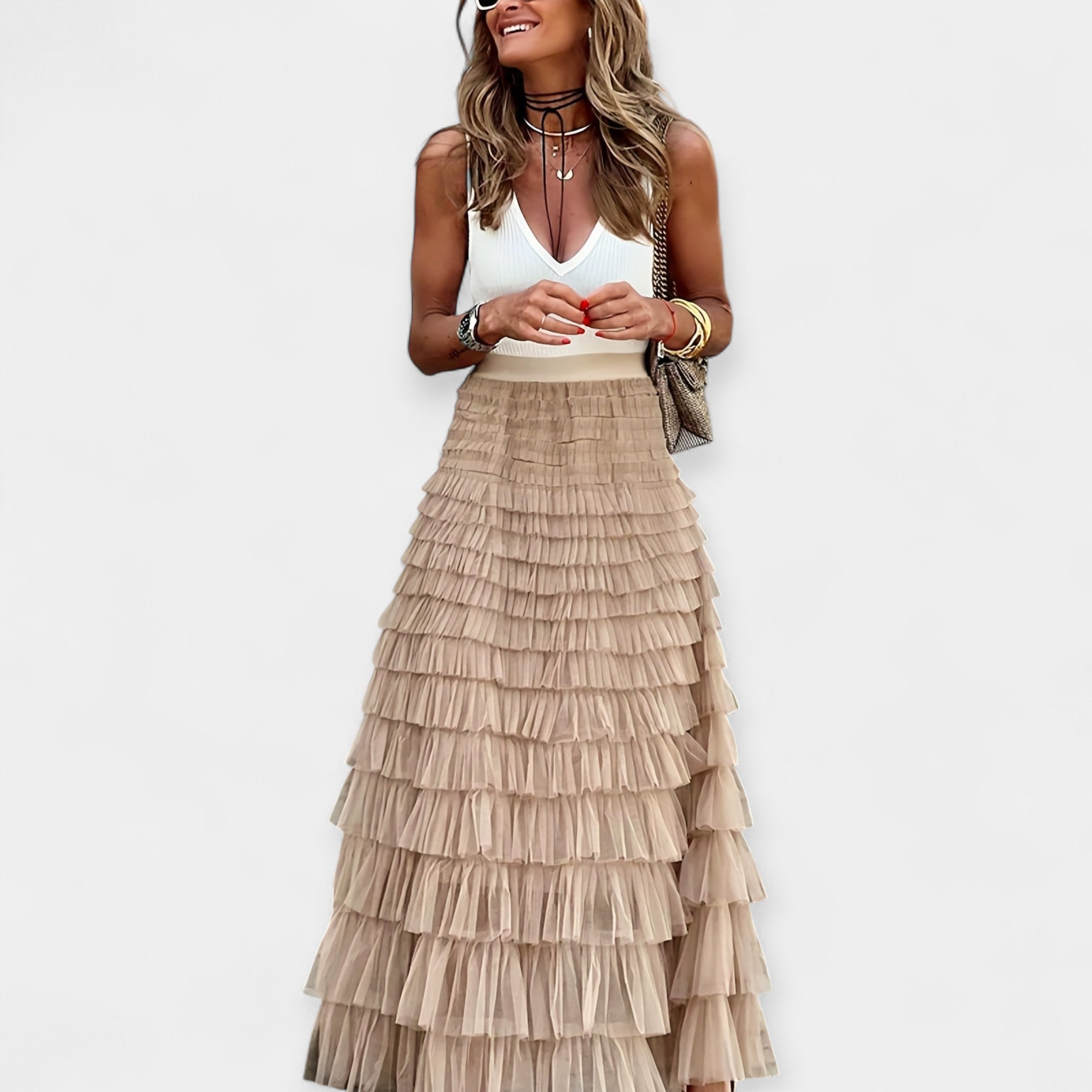 Jupe Boho avec Dentelle