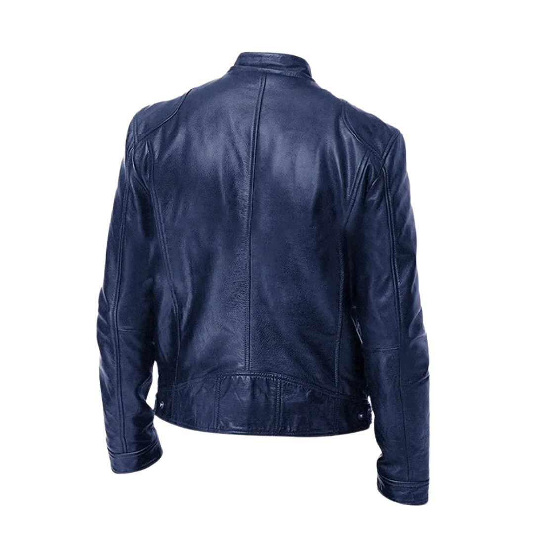 Veste en cuir décontractée : 1 achetée, 1 offerte