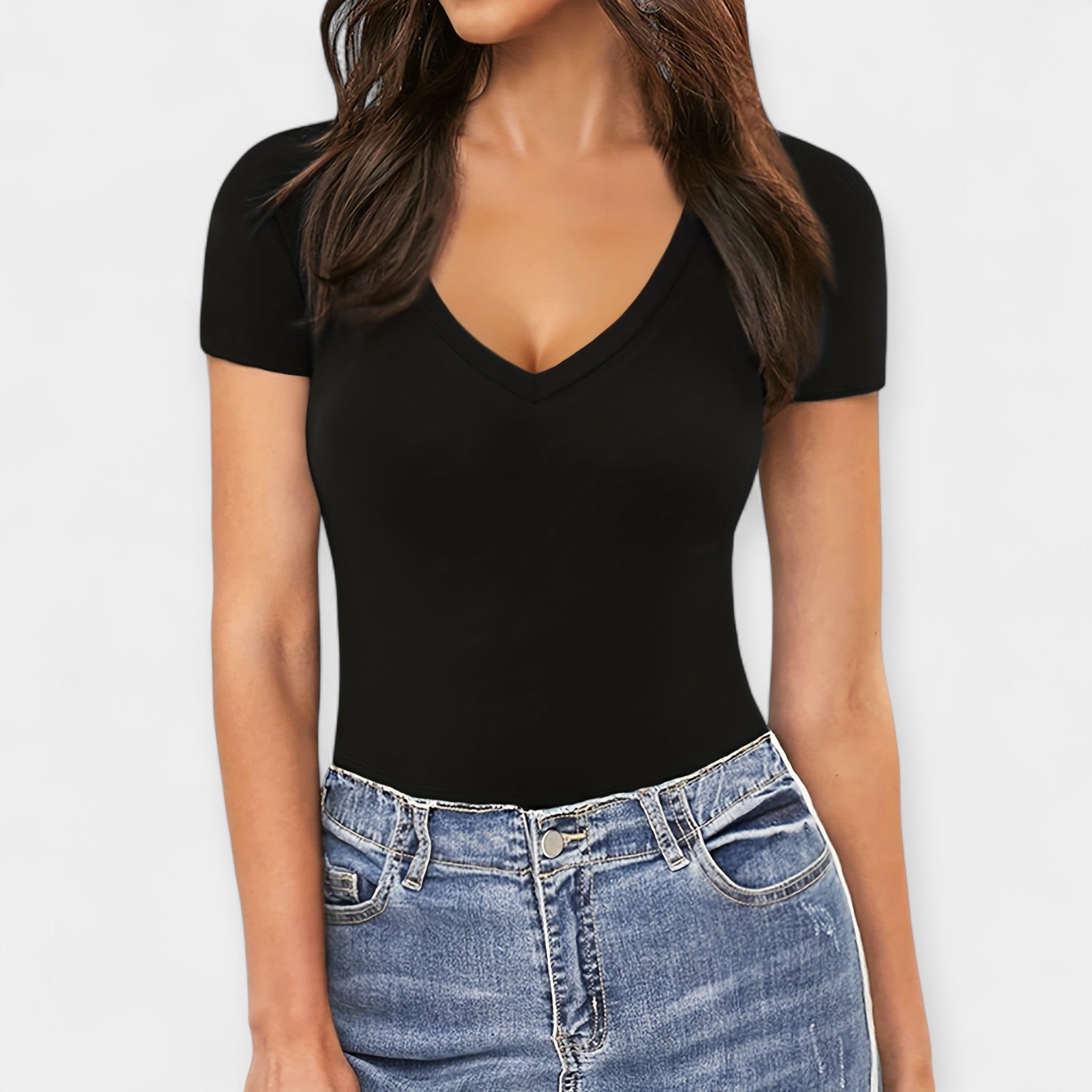 Corps léger avec décolleté en V