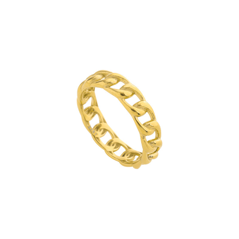 Bague en Chaîne Moderne