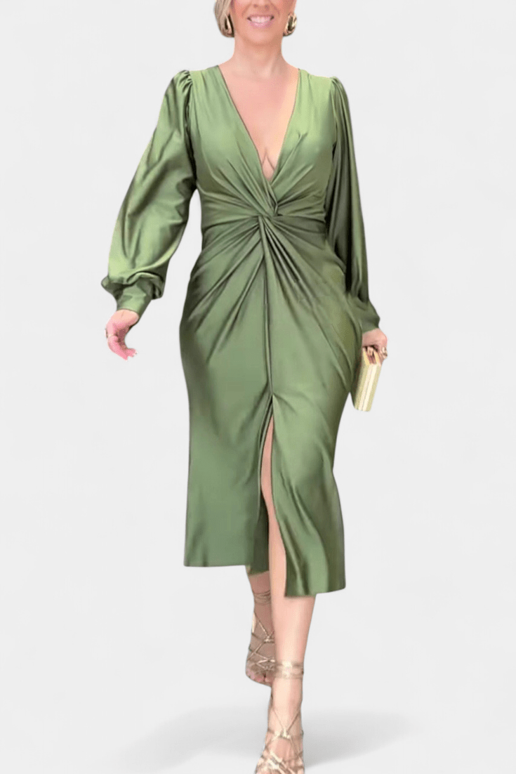 Bodil | Robe V-Cou Intemporelle