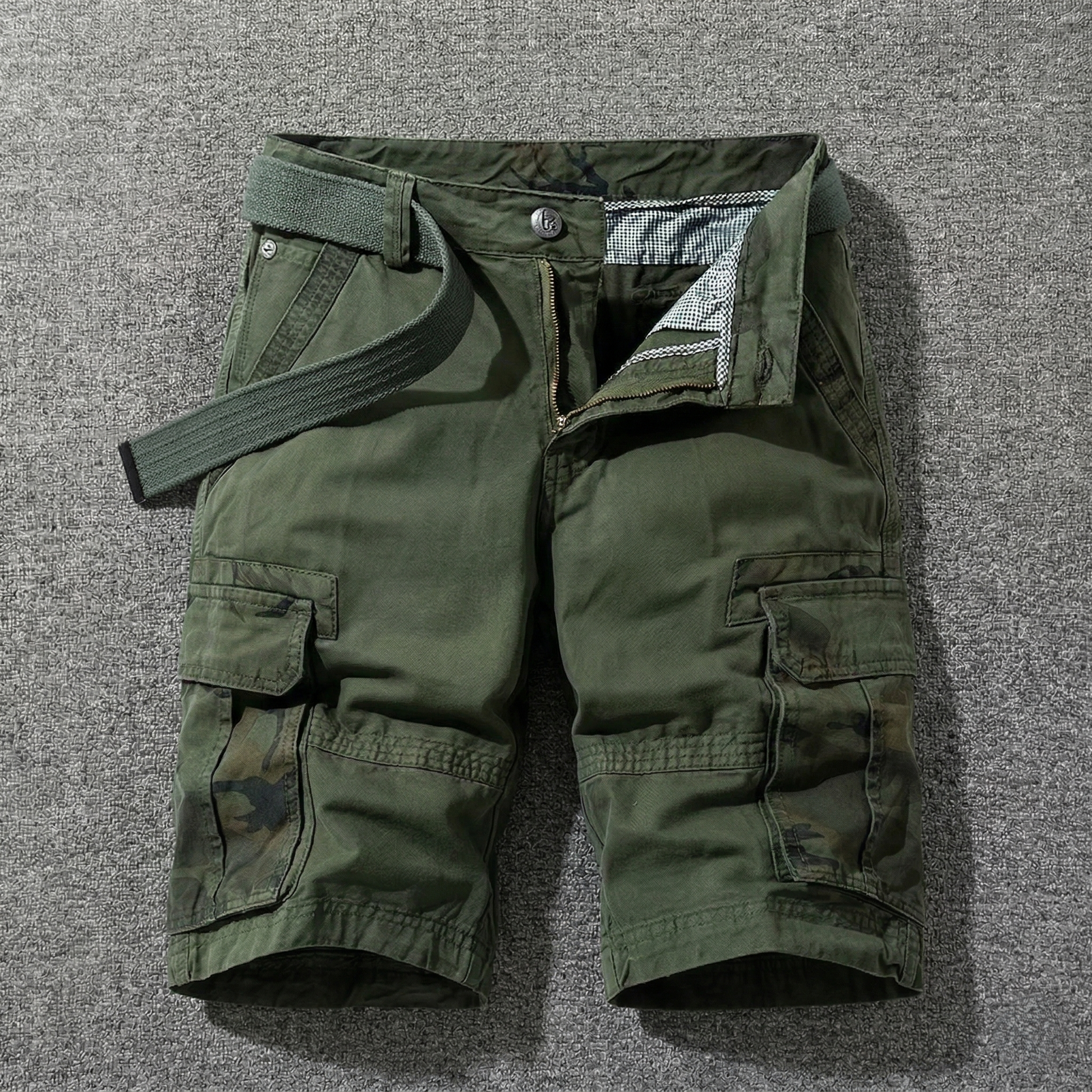 Hedan - Shorts Cargo Avec Ceinture