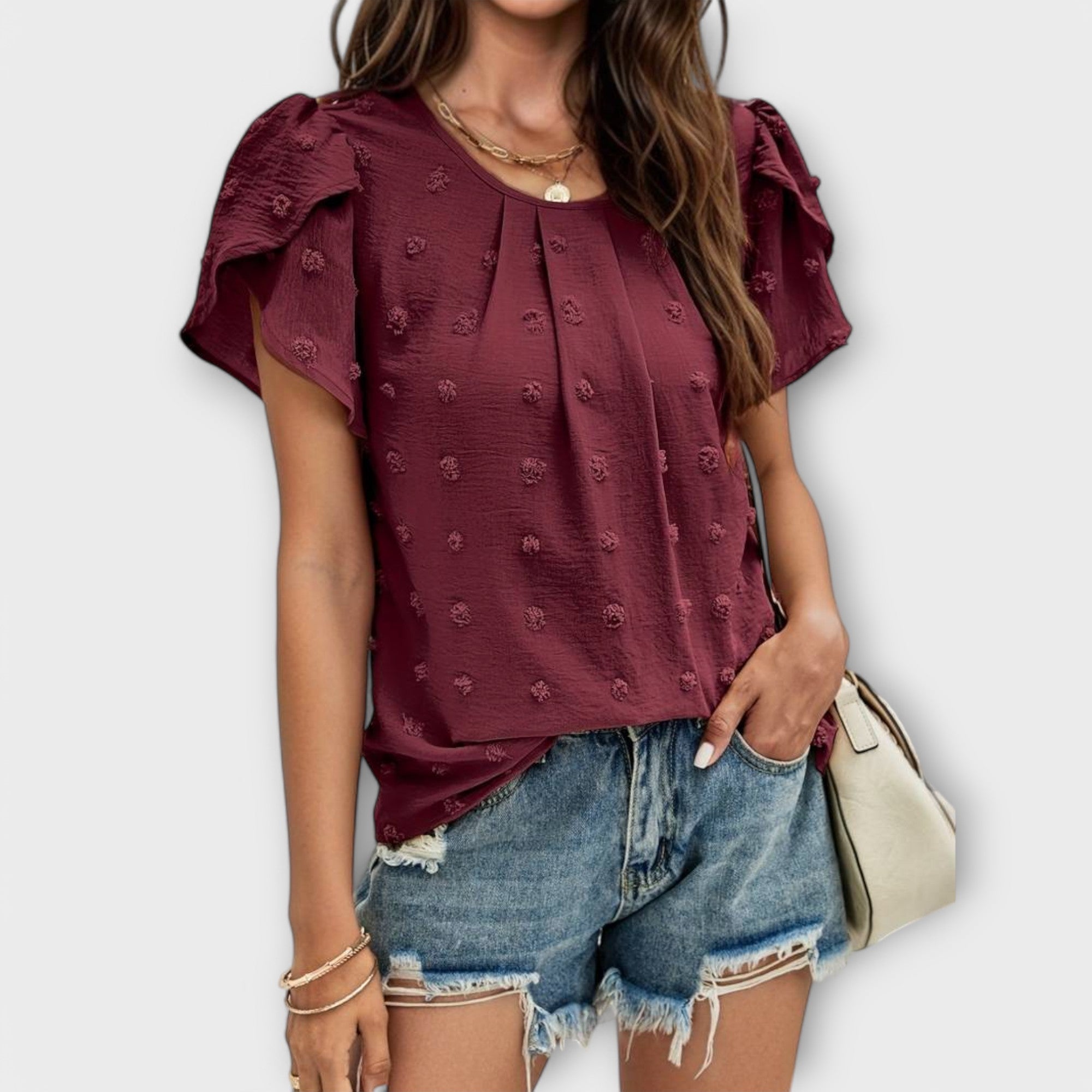 Charlotte - blusa de puntos