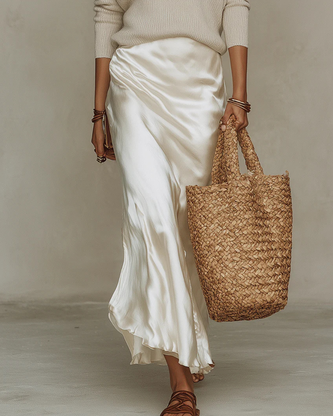 Robe midi élégante avec pull