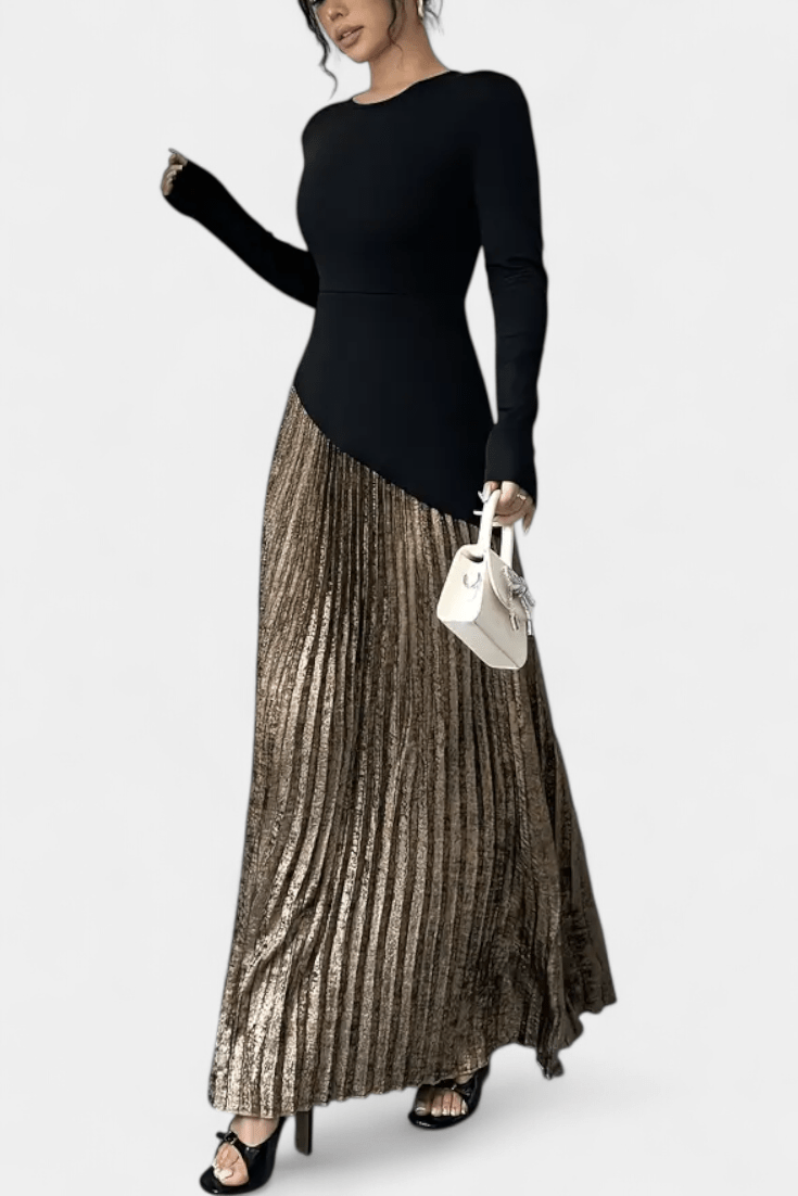 Elin | Robe en Blocs de Couleurs