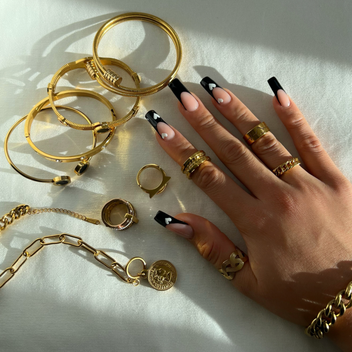 Bague en chaîne
