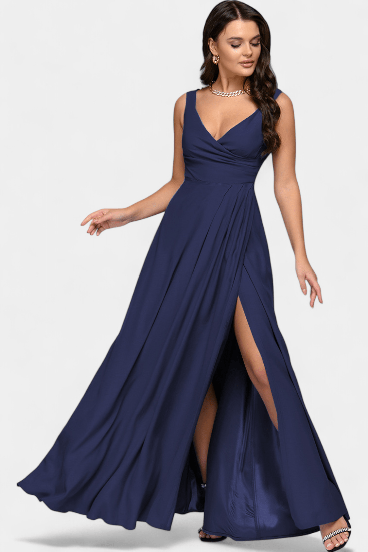 Gris | Robe Plissée
