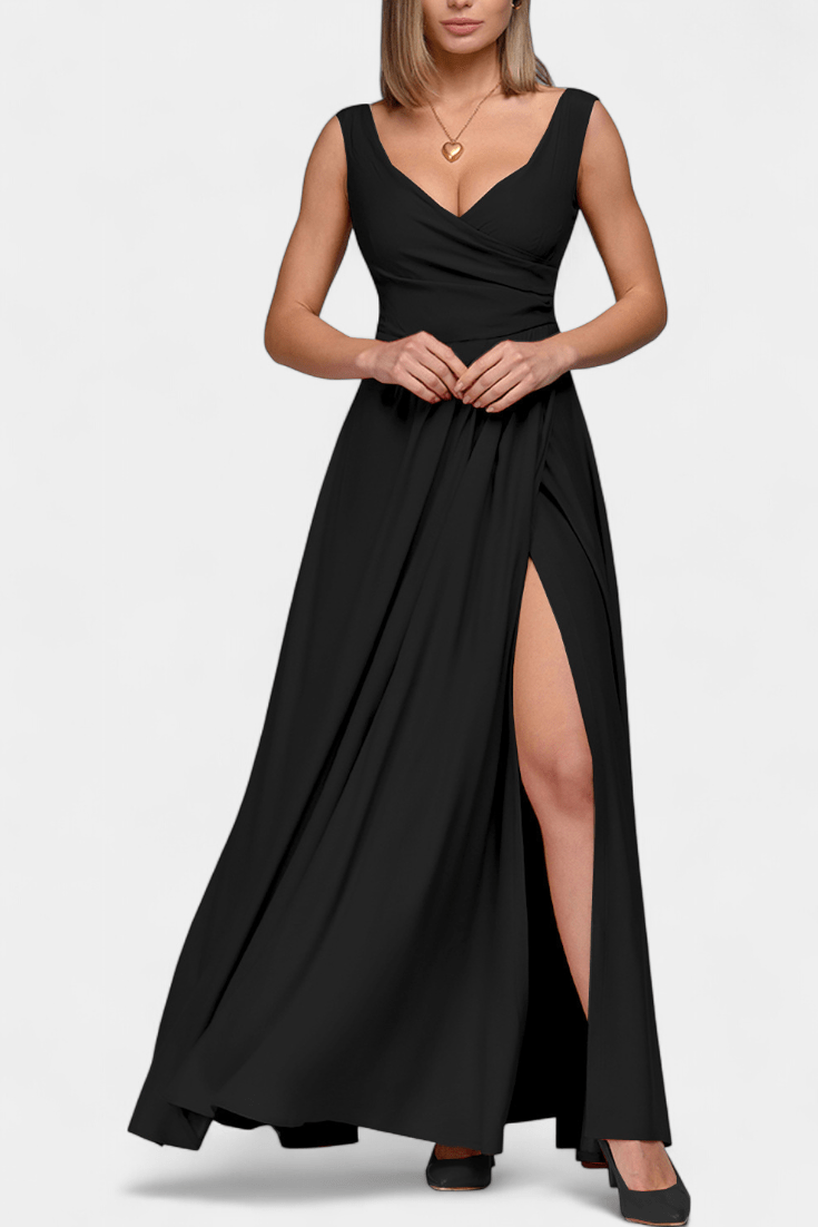 Gris | Robe Plissée