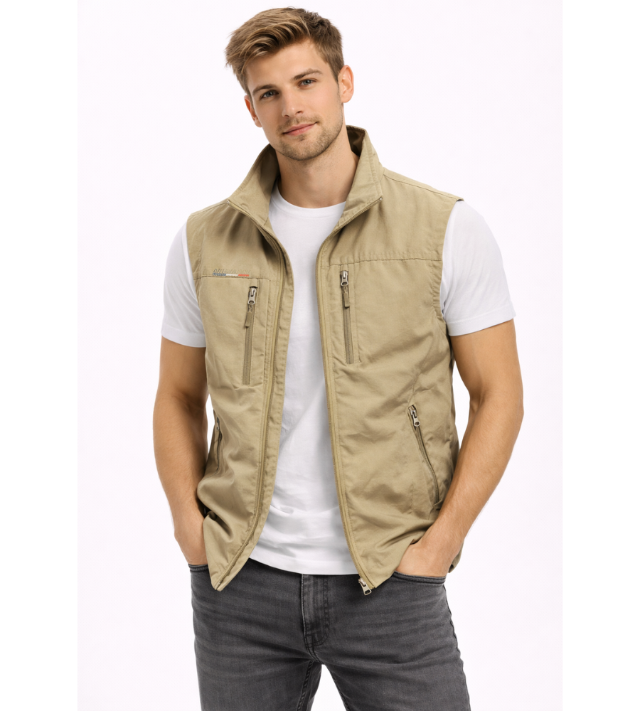 Gilet zippé d'extérieur