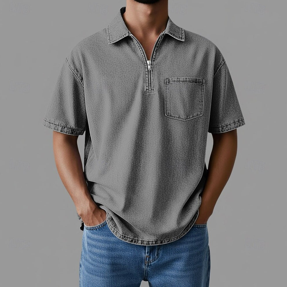 Chemise zippée DenimCore