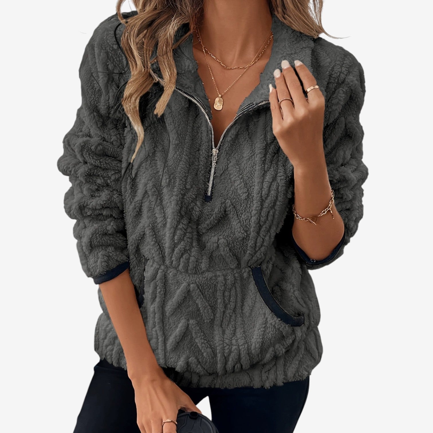 Annie™ Gilet Douillet avec Fermeture Éclair
