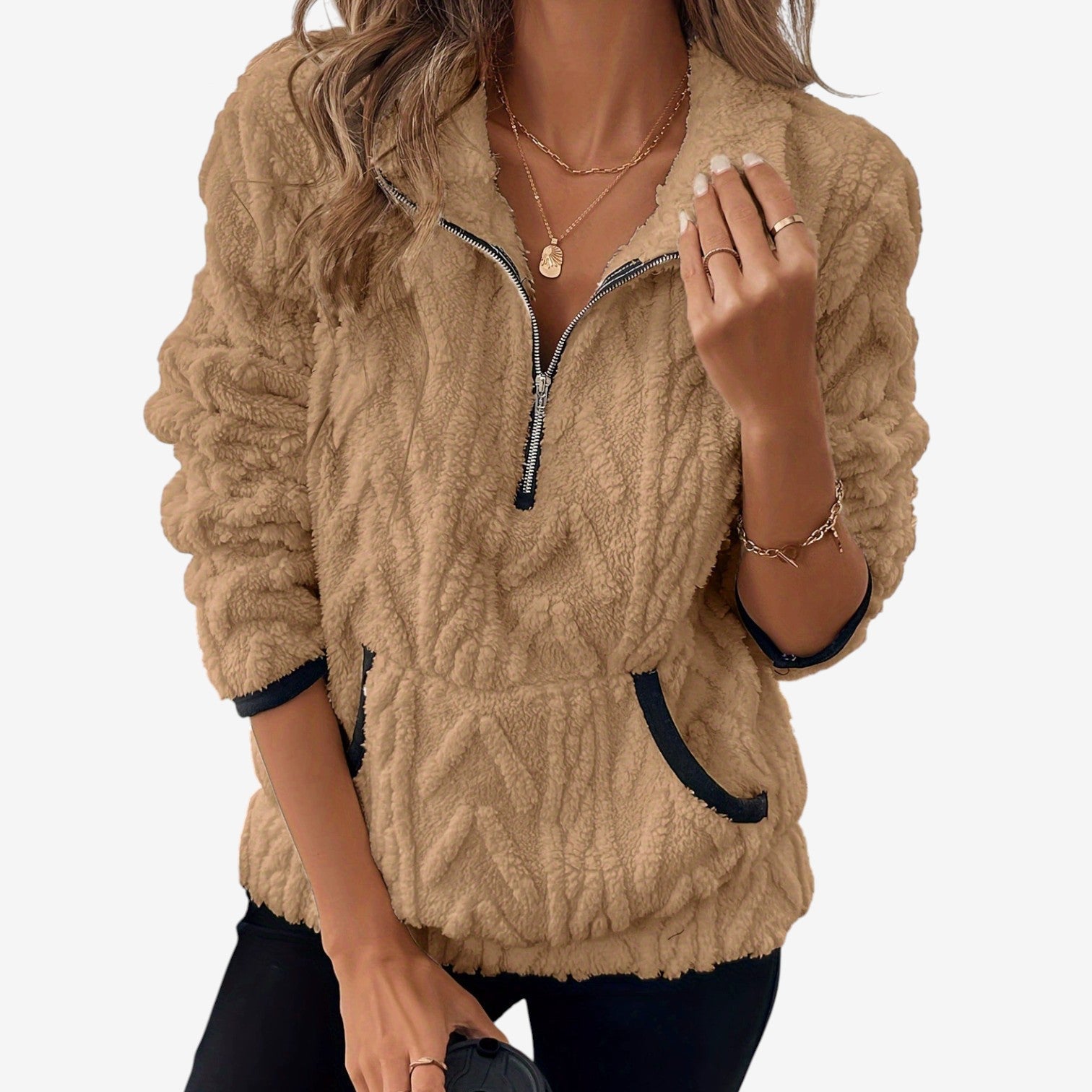 Annie™ Gilet Douillet avec Fermeture Éclair