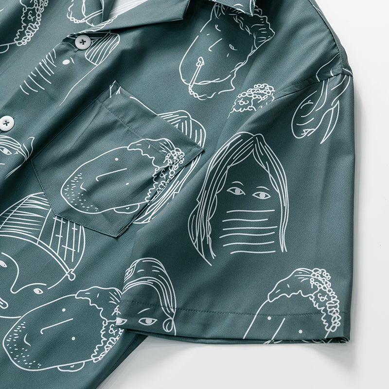 CHEMISE ÉTÉ CUBAINE POUR LES HOMMES