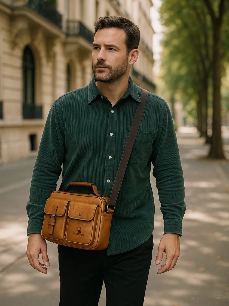 Oliver™ | Sac à Bandoulière Carré Rétro
