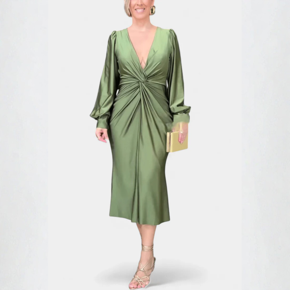 Bodil | Robe V-Cou Intemporelle