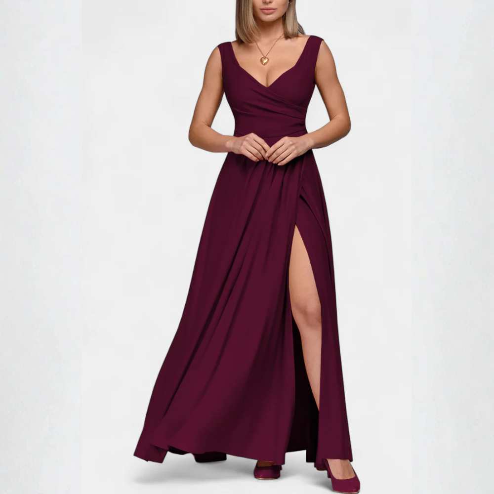 Gris | Robe Plissée