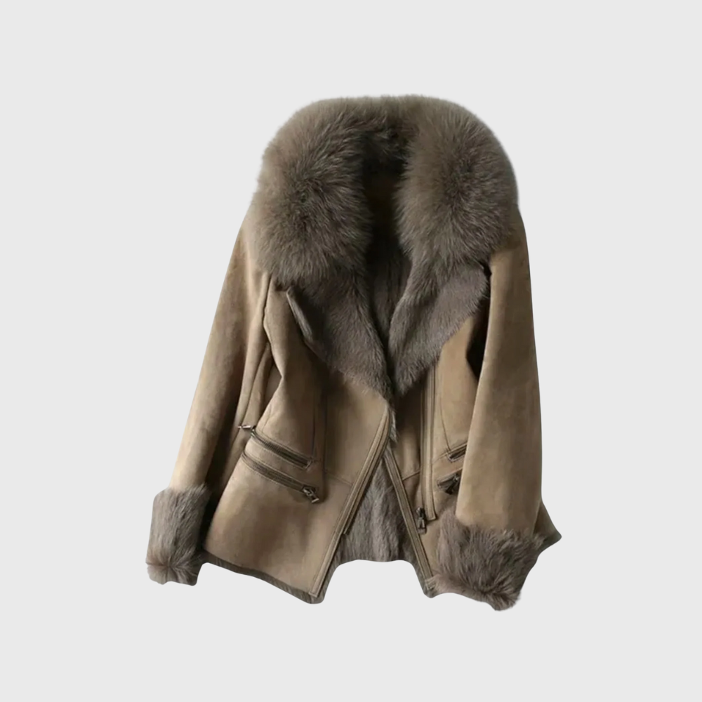 Veste en peau d'agneau