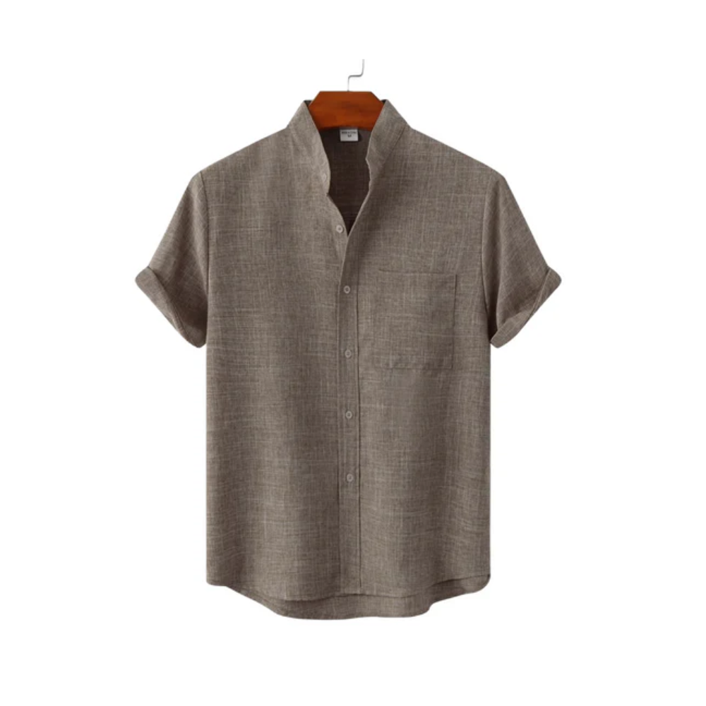 Chemise en Coton Doux avec Boutons