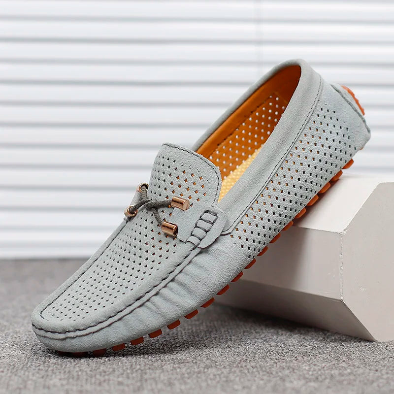 Chaussures en cuir respirantes
