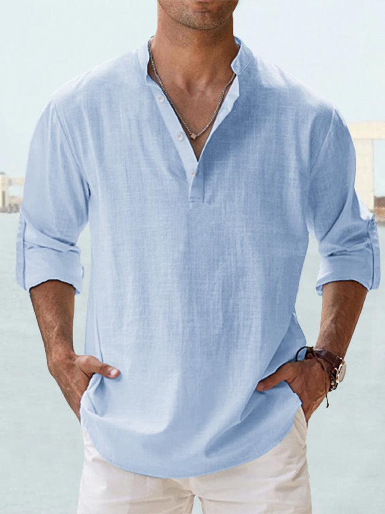 Chemise respirante en lin