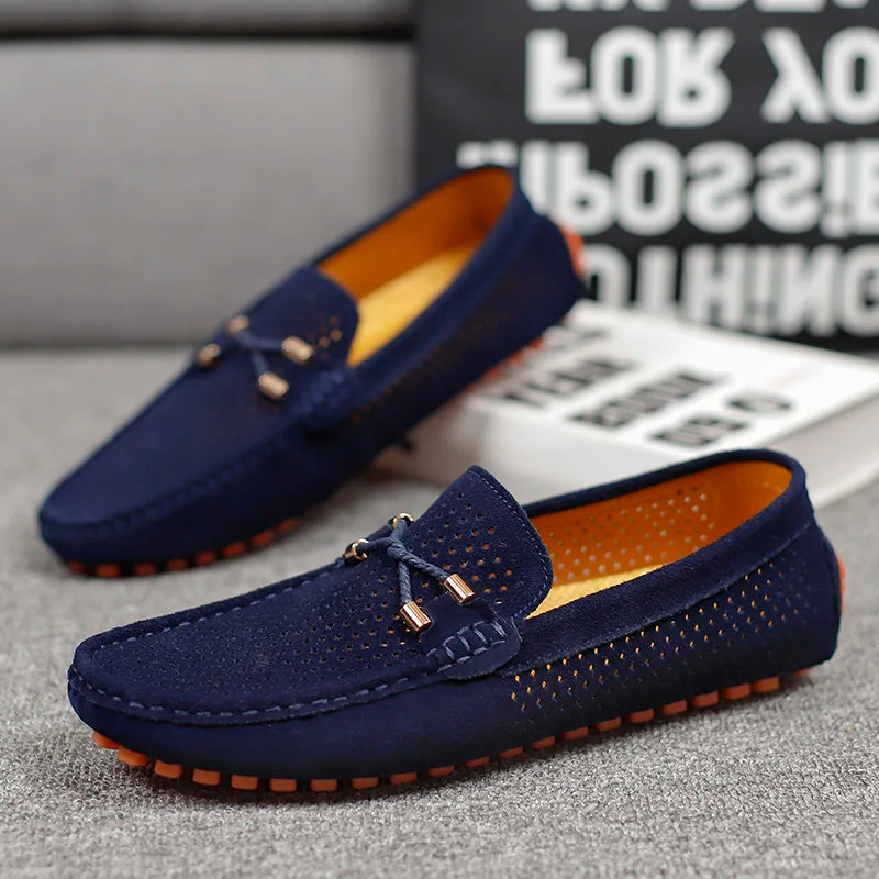 Chaussures en cuir respirantes