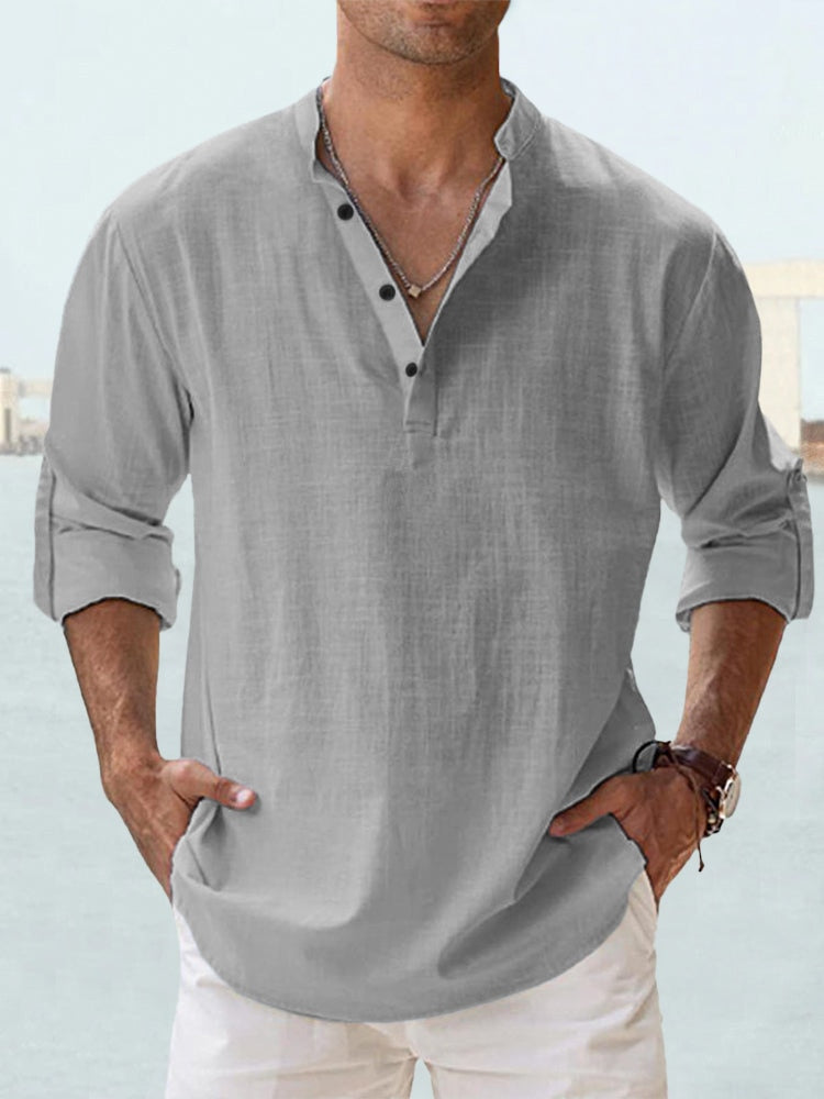 Chemise respirante en lin