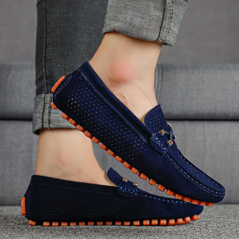 Chaussures en cuir respirantes