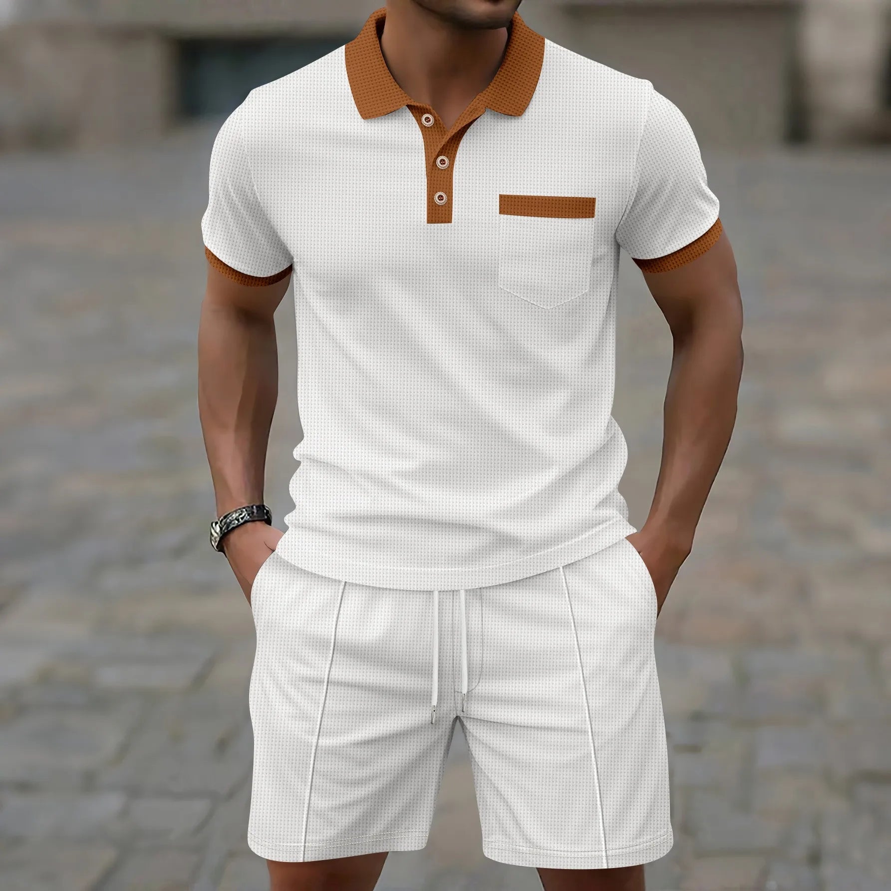 Ensemble polo classique pour homme