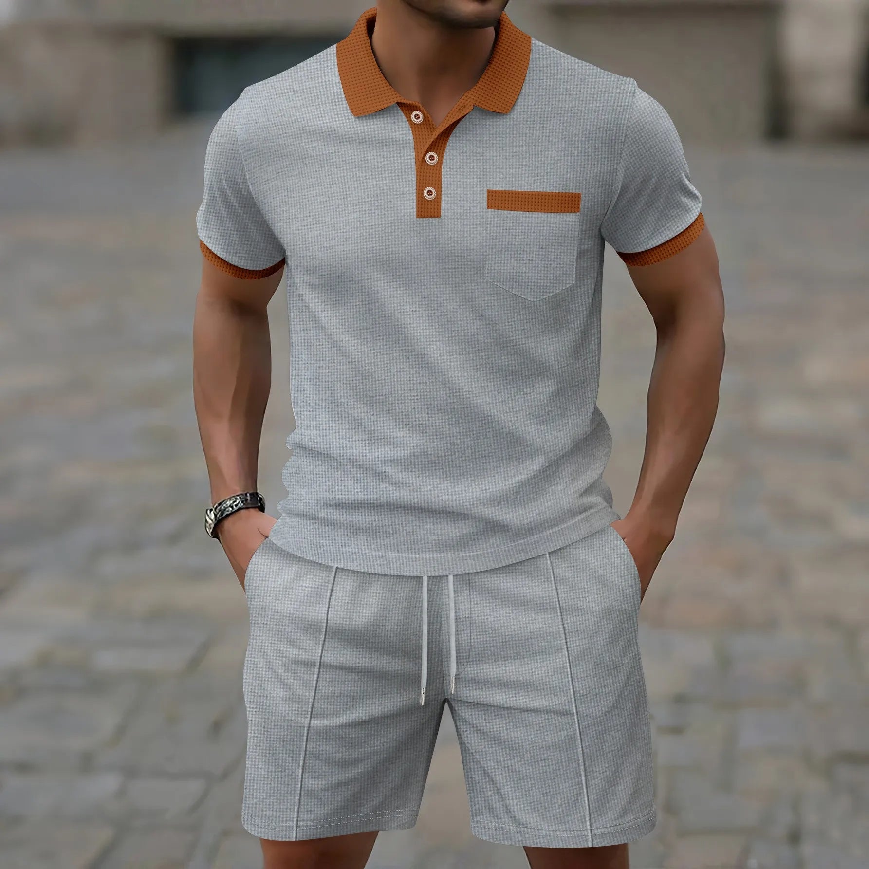 Ensemble polo classique pour homme