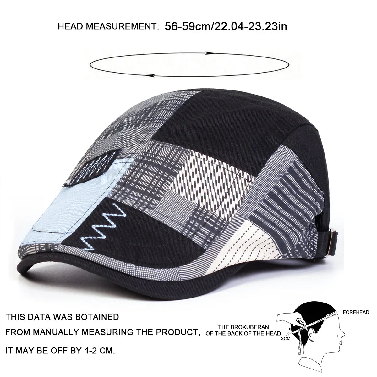 Bloom™ | Casquette en Velours Patchwork pour Homme