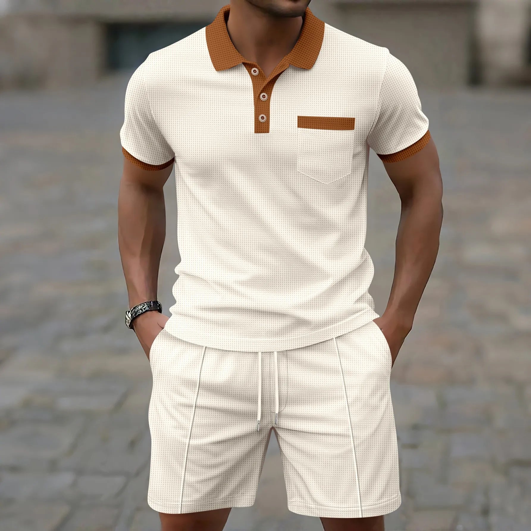 Ensemble polo classique pour homme