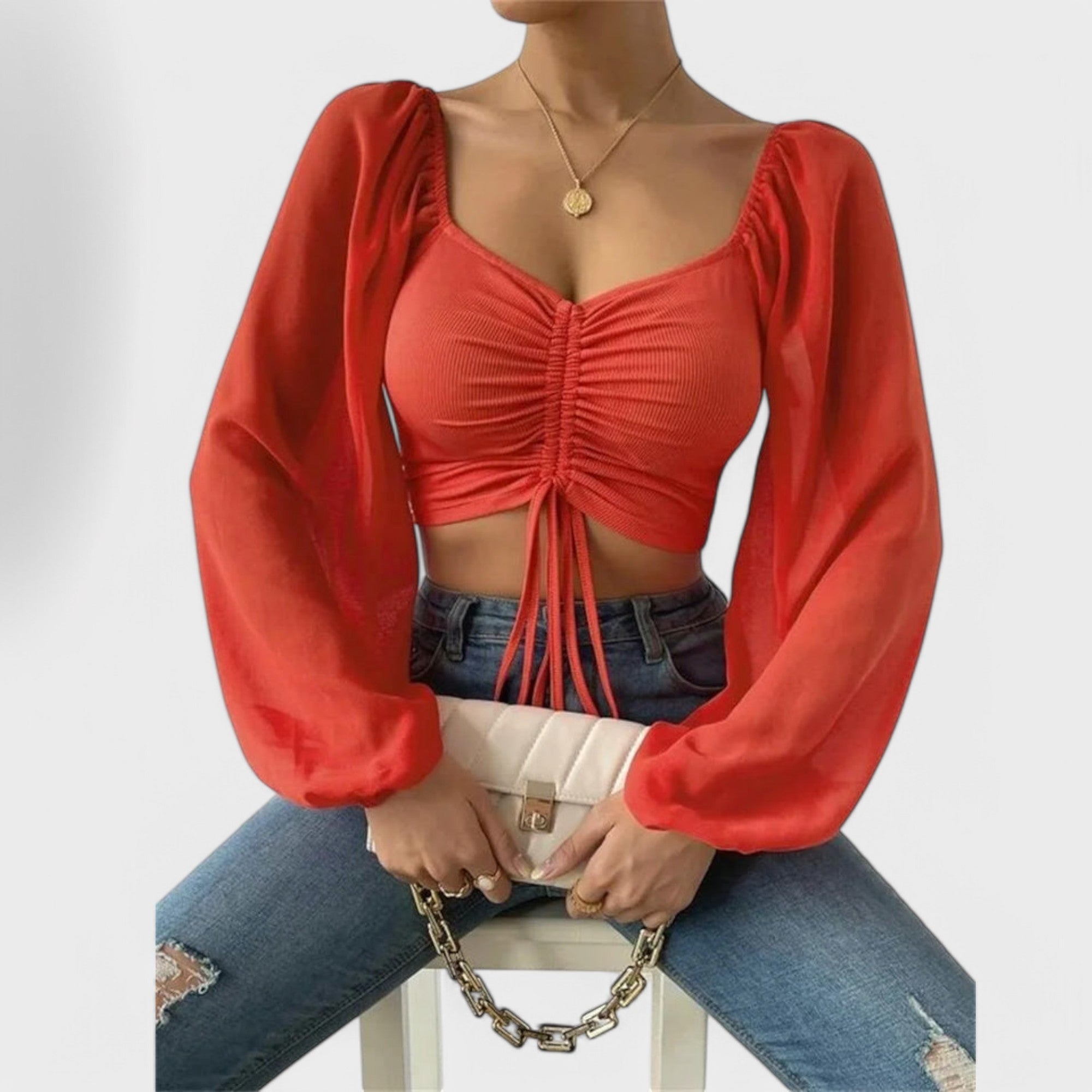 Jacqueline - Blusa de Noche Versátil